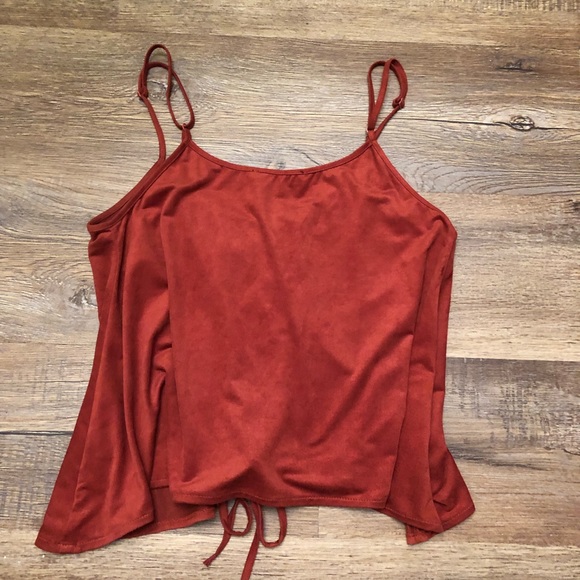 Rust Suede Top - Picture 4 of 4